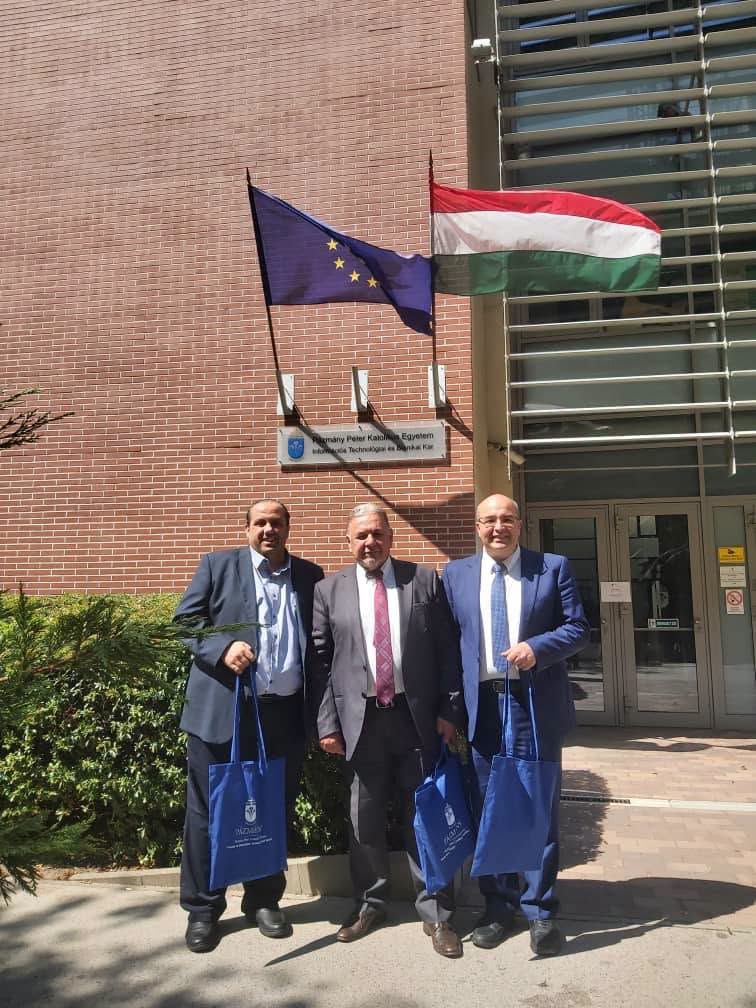 جامعة الأندلس وجامعة طرطوس تبحثان آفاق التعاون الأكاديمي مع جامعة بازماني بيتر الكاثوليكية في بودابست