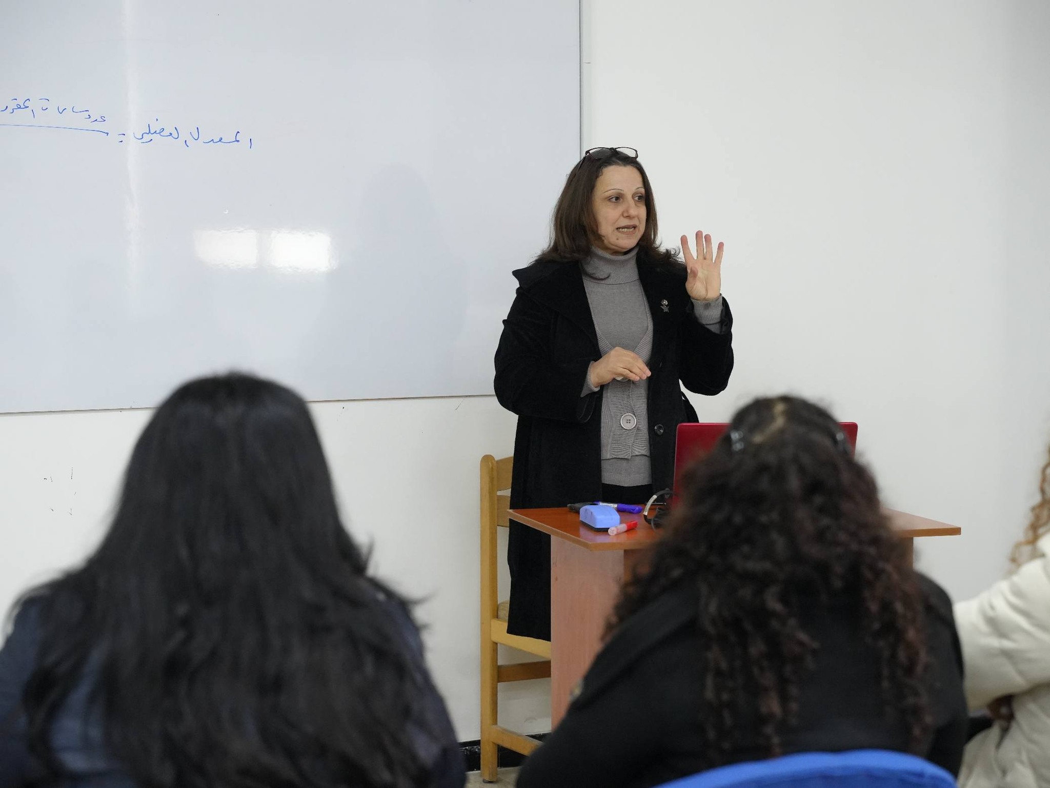 The Faculty of Nursing at Al-Andalus Private University for Medical Sciences conducts a workshop on academic advising and the credit hour system.