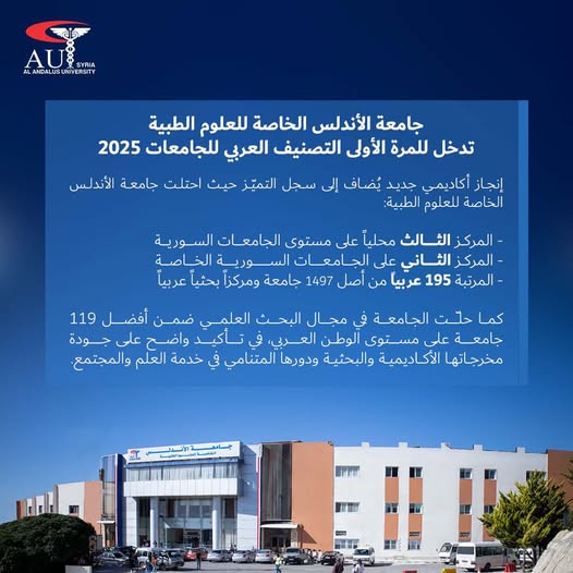 التصنيف العربي للجامعات 2025