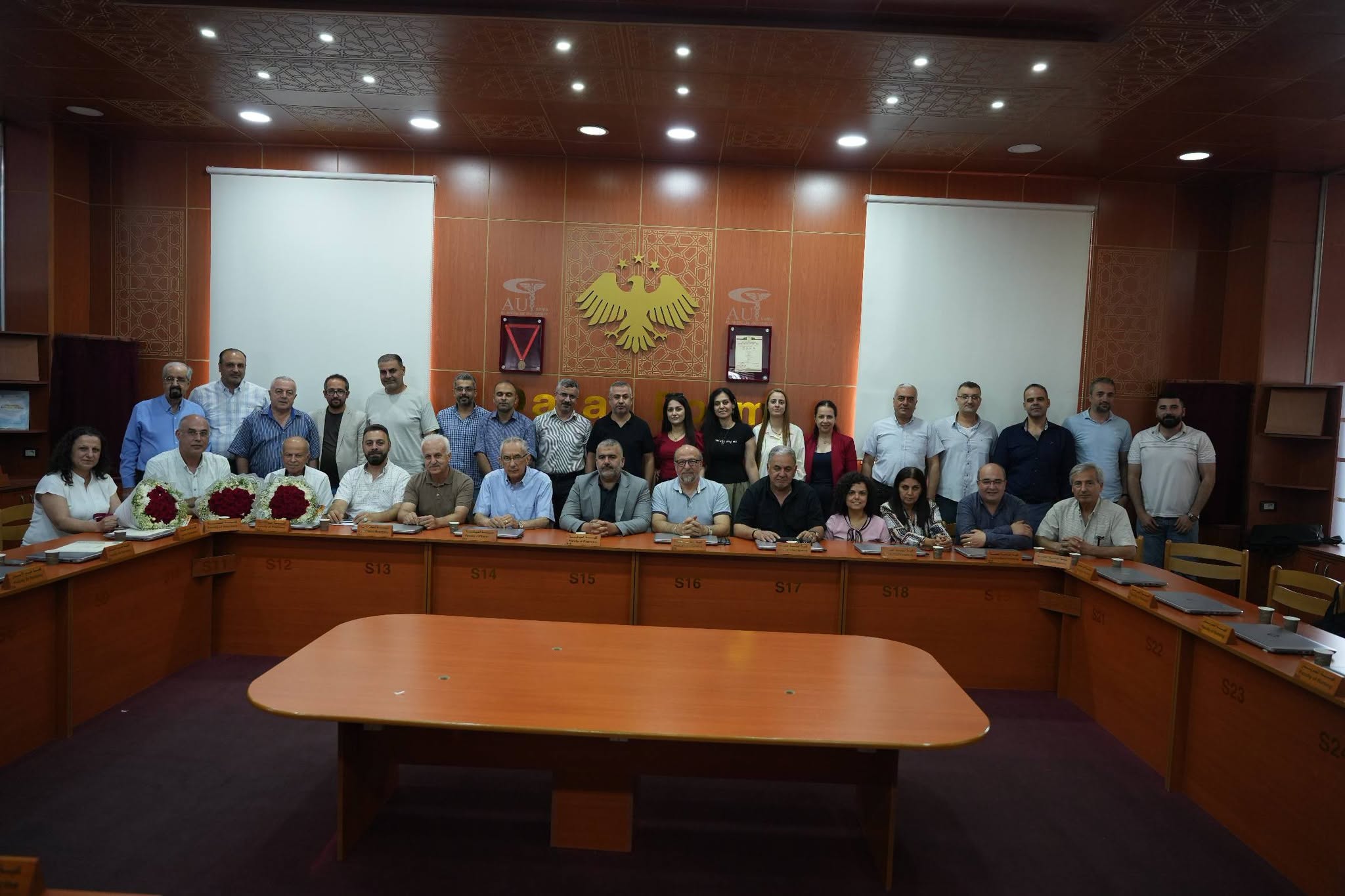 Al-Andalus University President and Board of Trustees Honor Former Deans and Congratulate New Deans of the Faculties of Medicine, Dentistry, Nursing, and Hospital Administration