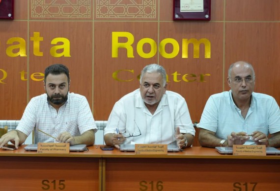 مناقشة سيمنار تسجيل أبحاث علمية في جامعة الأندلس الخاصة للعلوم الطبية