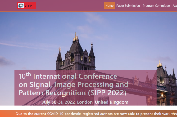 مشاركة كلية الهندسة الطبية ببحث علمي نوعي في المؤتمر الدولي العاشر في معالجة الإشارة والصورة والتعرف على الأنماط في لندن