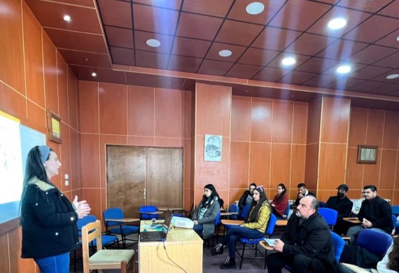 جانب من الامتحانات العملية في كلية التمريض