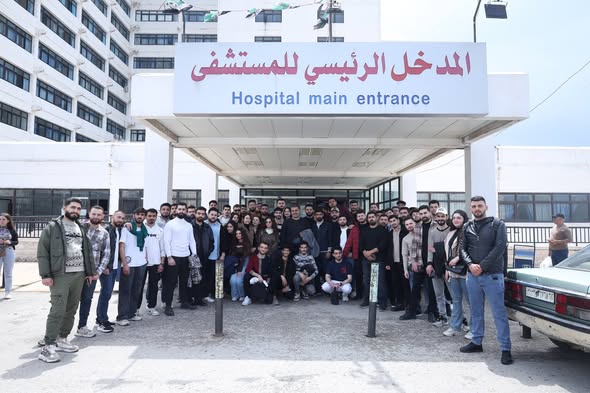 كلية الهندسة الطبية في جامعة الأندلس تنظم رحلة علمية إلى مشفى اللاذقية الجامعي للاطلاع على أجهزة التصوير الطبي والعناية المشددة والمخابر