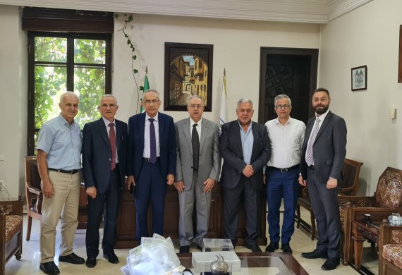 زيارة وفد من جامعة الأندلس الخاصة للعلوم الطبية الى جامعة دمشق
