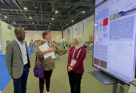 منحة مشاركة في مؤتمر IFCC WorldLab 2024، وجائزة أفضل بوستر  للدكتورة أمل زهير يوسفان