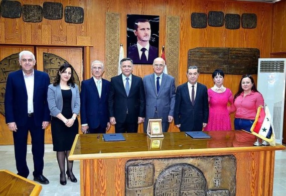 اتفاقية تعاون علمي بين جامعة الأندلس وجامعة تشرين لدعم وتطوير التعاون في مجال البحث  والتدريب والتطوير ونشر المعرفة