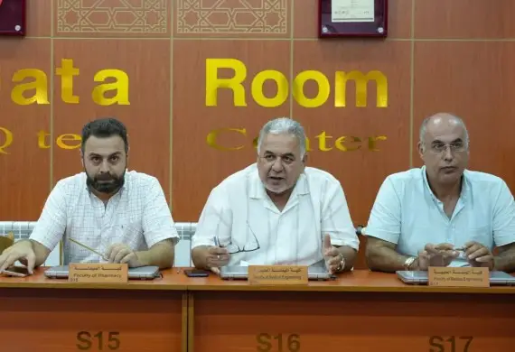 مناقشة سيمنار تسجيل أبحاث علمية في جامعة الأندلس الخاصة للعلوم الطبية