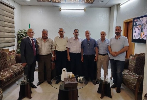 زيارة وفد من جامعة الأندلس الخاصة للعلوم الطبية الى مديرية صحة حمص