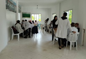 زيارة طلاب كلية التمريض إلى قرية كاف الجاع -2022