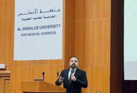 محاضرات علمية في كلية الهندسة الطبية بعنوان مجالات العلاج الحراري للأورام وتصميم قمصان الأطراف الاصطناعية و معالجة الأورام بتقنية البروتون