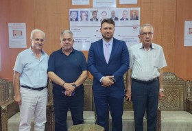 زيارة الدكتور عبد الكريم هارون الى جامعة الأندلس الخاصة للعلوم الطبية