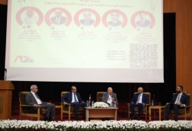 من فعاليات المؤتمر العلمي الأول لكلية الهندسة الطبية جلسة حوارية ضمن محور مستقبل الهندسة الطبية في سوري