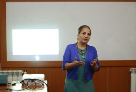 A scientific lecture entitled Gender-Based Violence at the College of Nursing